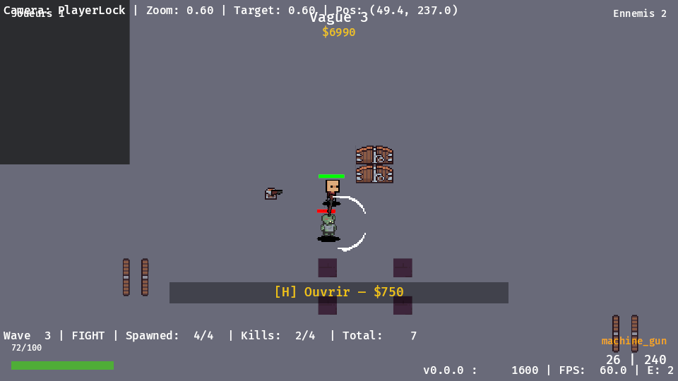 Capture du prototype Zombies